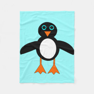 Cobertor De Velo Bonito Penguin Fleece Blanket