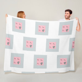 Cobertor De Velo Bonito texto de amor em um cor-de-rosa Design e Ci