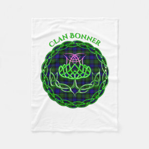 Cobertor De Velo Bonner Scottish Tartan Celtic Thistle