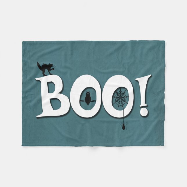 Cobertor De Velo Boo! (Frente (Horizontal))