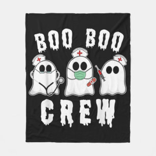 Cobertor De Velo Boo Boo Crew Enfermeira Enfermeira Fantasma Hallow