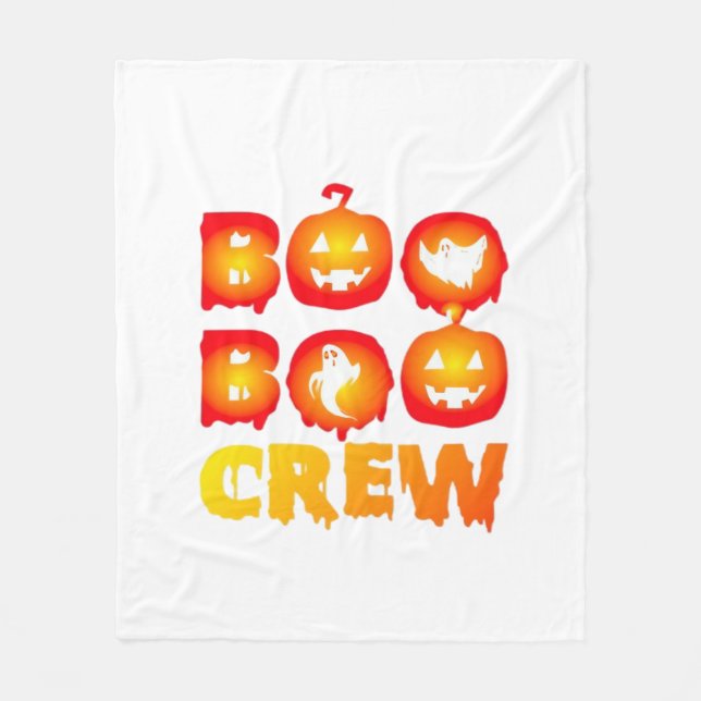 Cobertor De Velo Boo Boo Crew Oversize (Frente)