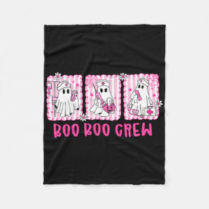 Cobertor De Velo Boo Boo Crew Spooky Season Feliz Halloween Engraça