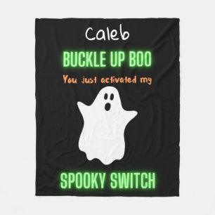 Cobertor De Velo Boo de Encerramento Você Acendeu Meu Switch Spooky