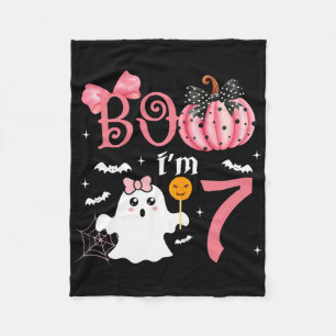 Cobertor De Velo Boo, eu sou sete fantasmas do 7º aniversário do 7