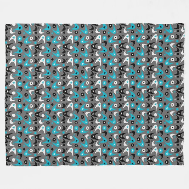 Cobertor De Velo Boomerangs Retro (Frente (Horizontal))