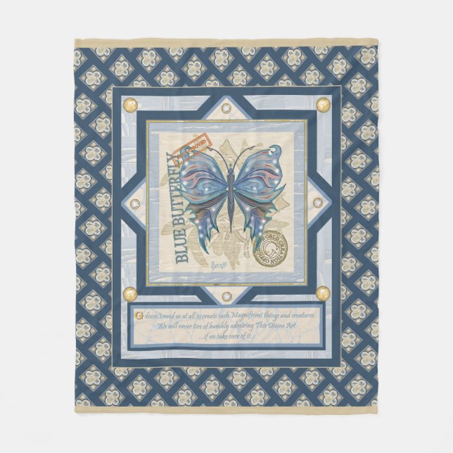 Cobertor De Velo Borboleta do gabinete de criação G (Frente)