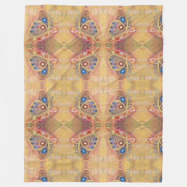 Cobertor De Velo Borboleta Folha Personalizada de Arte Magnética (Frente)