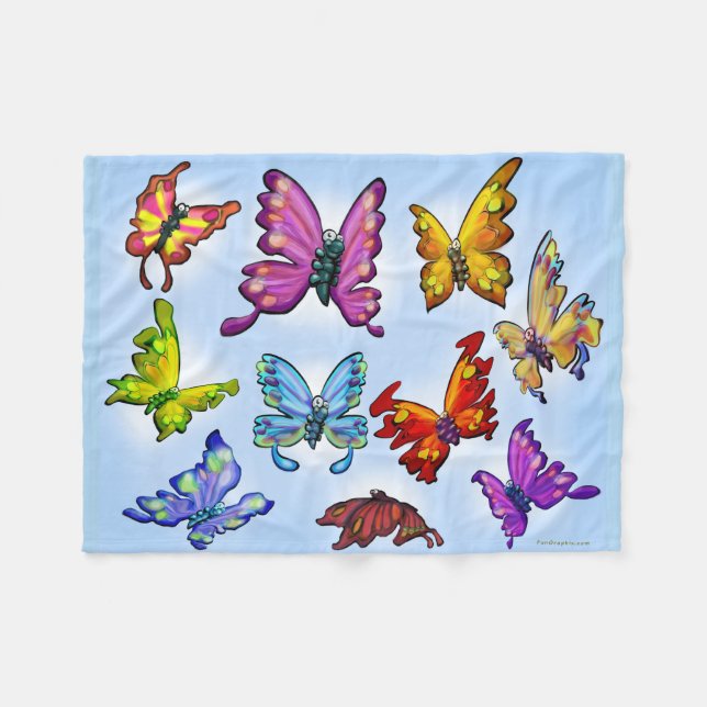 Cobertor De Velo Borboletas (Frente (Horizontal))