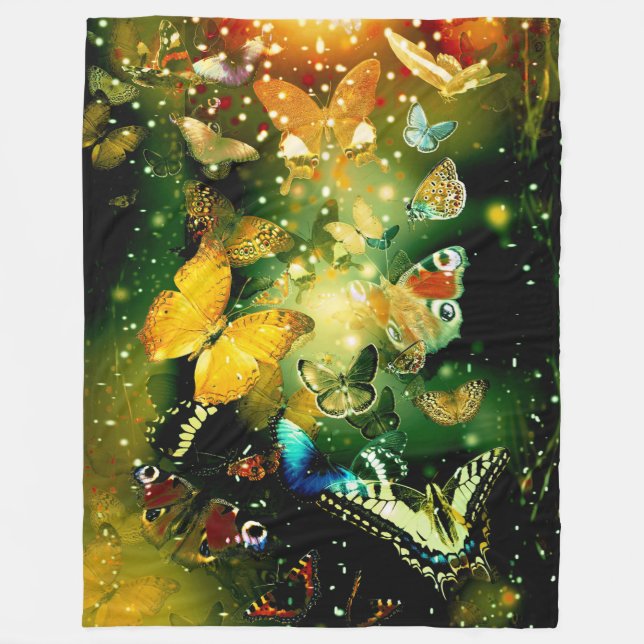 Cobertor De Velo Borboletas (Frente)