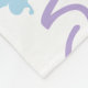 Cobertor De Velo Borboletas arco-íris tortas nome personalizado Sop (Quina)
