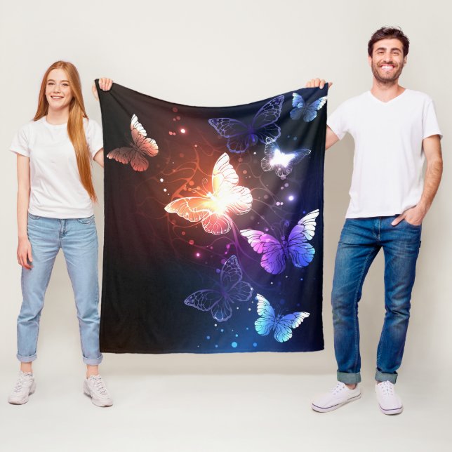 Cobertor De Velo Borboletas noturnas brilhantes (In Situ)