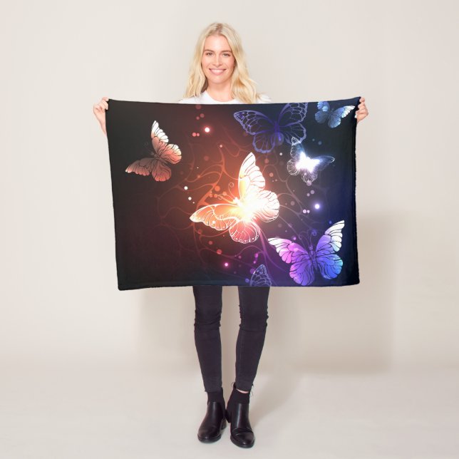 Cobertor De Velo Borboletas noturnas brilhantes (In Situ)