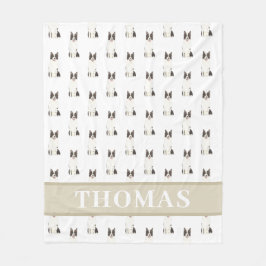 Cobertor De Velo Border Collie Personalizado