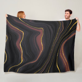 Cobertor De Velo Borgonha e mármore de ouro