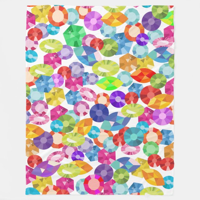 Cobertor De Velo borrão arco-íris (Frente)