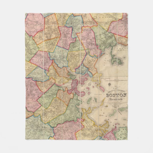 Cobertor De Velo Boston e vizinhança (Frente)