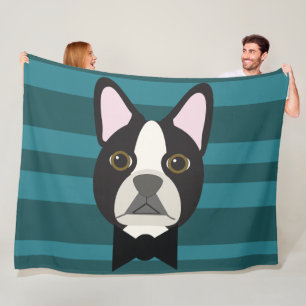 Cobertor De Velo Boston Terrier