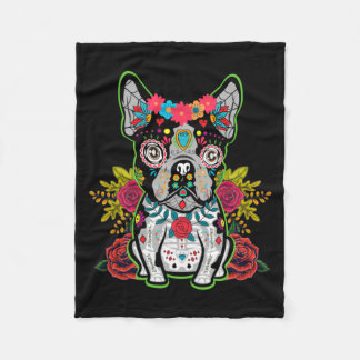 Cobertor De Velo Boston Terrier Dia De Los Muertos Dia Dos Mortos