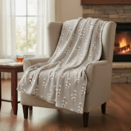 Cobertor De Velo Botânica Minimalista do Branch