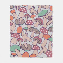 Botânico de Cogumelo Retro Caprichoso Outono Micél