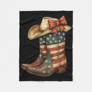 Cobertor De Velo Botas Cowboy Western Retro Femininas Vaqueira Amer