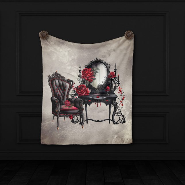 Cobertor De Velo Boudoir | Vanity Mirror e Victorian Parlor Preside (Criador carregado)