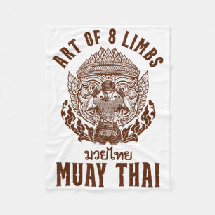 Cobertor De Velo Boxe Muay Thai Boxe Tailandês Boxeador Arte dos 8