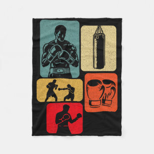 Cobertor De Velo Boxer Boxing Combate Esporte Luta Boxer Glo