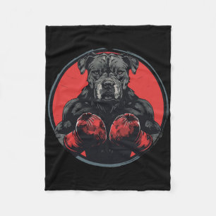 Cobertor De Velo Boxer Cachorro Boxer Homens Boxando Mulheres Crian