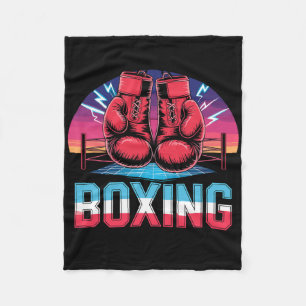 Cobertor De Velo Boxer de Luvas Boxing Vintage de 90 anos