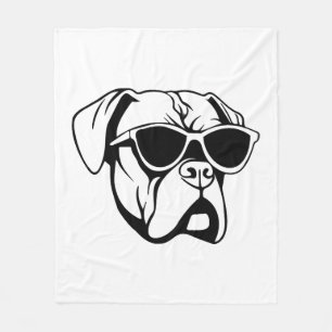 Cobertor De Velo Boxer Dog