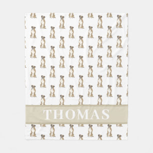 Cobertor De Velo Boxer Personalizado (Listrado) 