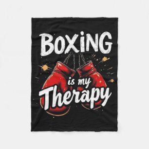 Cobertor De Velo Boxing É A Minha Terapia Engraçada Gama Desi