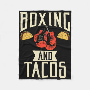 Cobertor De Velo Boxing E Tacos Comida Mexicana Taco De Amor