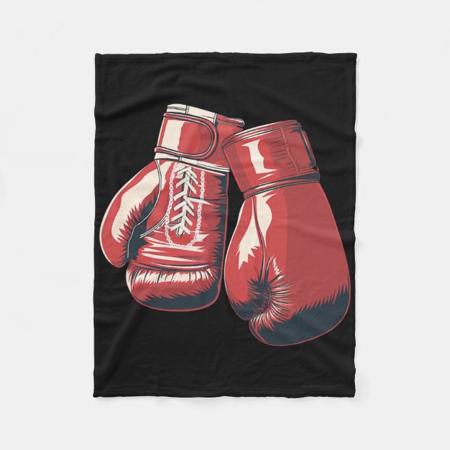 Cobertor De Velo Boxing Luvas Combate Esporte Estudante Boxing (Frente)