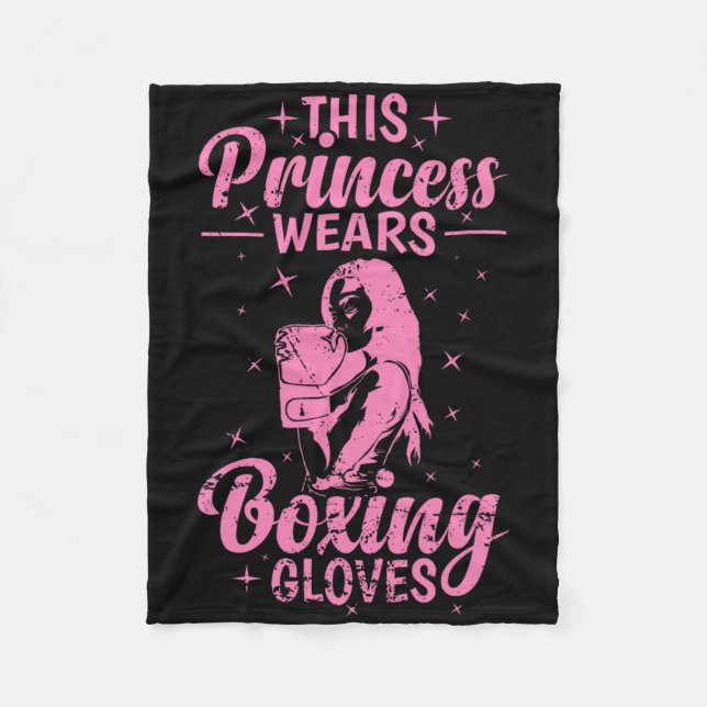 Cobertor De Velo Boxing Princess (Frente)