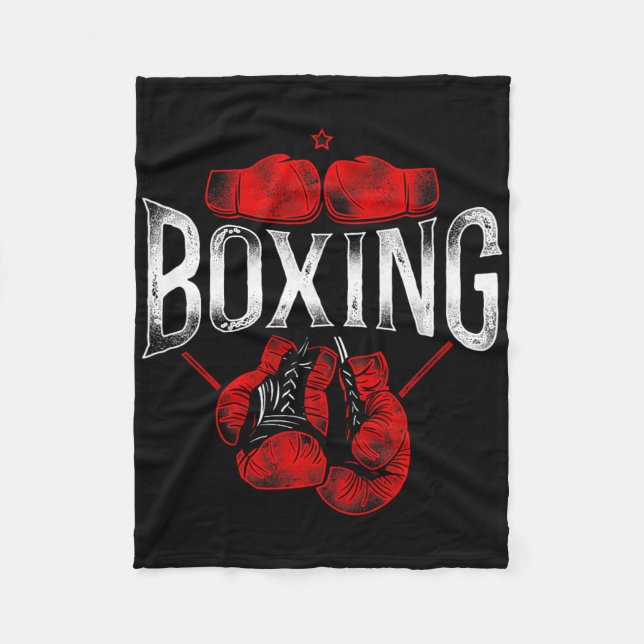 Cobertor De Velo Boxing Vintage Boxing 2 (Frente)
