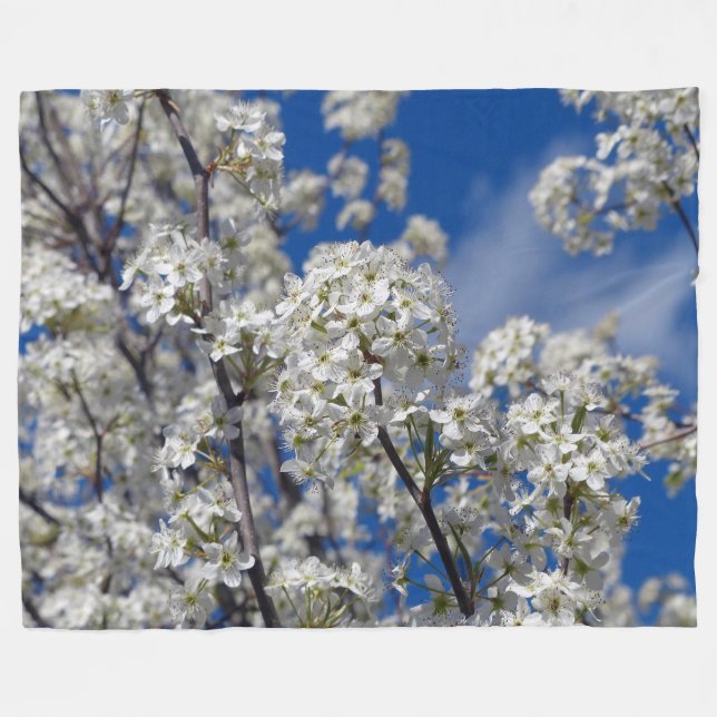 Cobertor De Velo Bradford Pear Blooms (Frente (Horizontal))