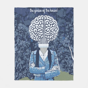 Cobertor De Velo Brainy Person