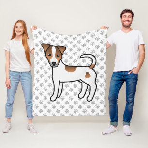 Cobertor De Velo Branco E Tan Casaco Parson Russell Terrier