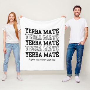 Cobertor De Velo Branco Motivacional YERBE Simples
