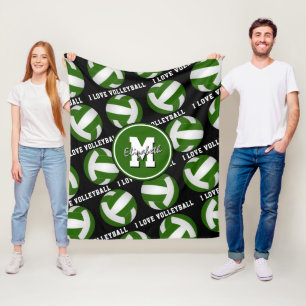 Cobertor De Velo branco verde eu adoro sala de esportes para garota