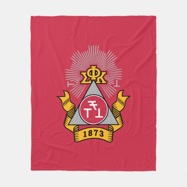 Cobertor De Velo Brasão Phi Sigma Kappa (Frente)