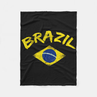 Cobertor De Velo Brasil Brazilian National Flag Soccer Jersey Footl