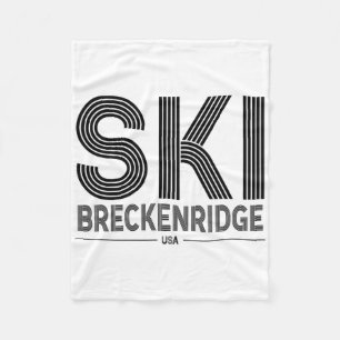 Cobertor De Velo Breckenridge Ski Resort Usa Rocky Mountain America