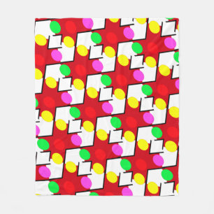 COBERTOR DE VELO BRIGHT BRIGHT DOT PATTERN BUBBLY FELIZ