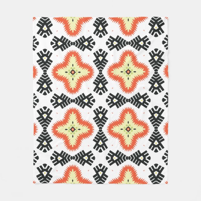Cobertor De Velo Bright Carpet: Ornamento Etnico Aztec (Frente)