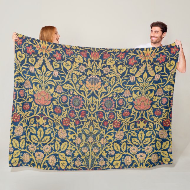 Cobertor De Velo Bright Violet e Columbine (por William Morris) (In Situ)