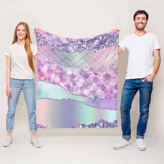 Cobertor De Velo Brilho de Sereia Roxa (In Situ)